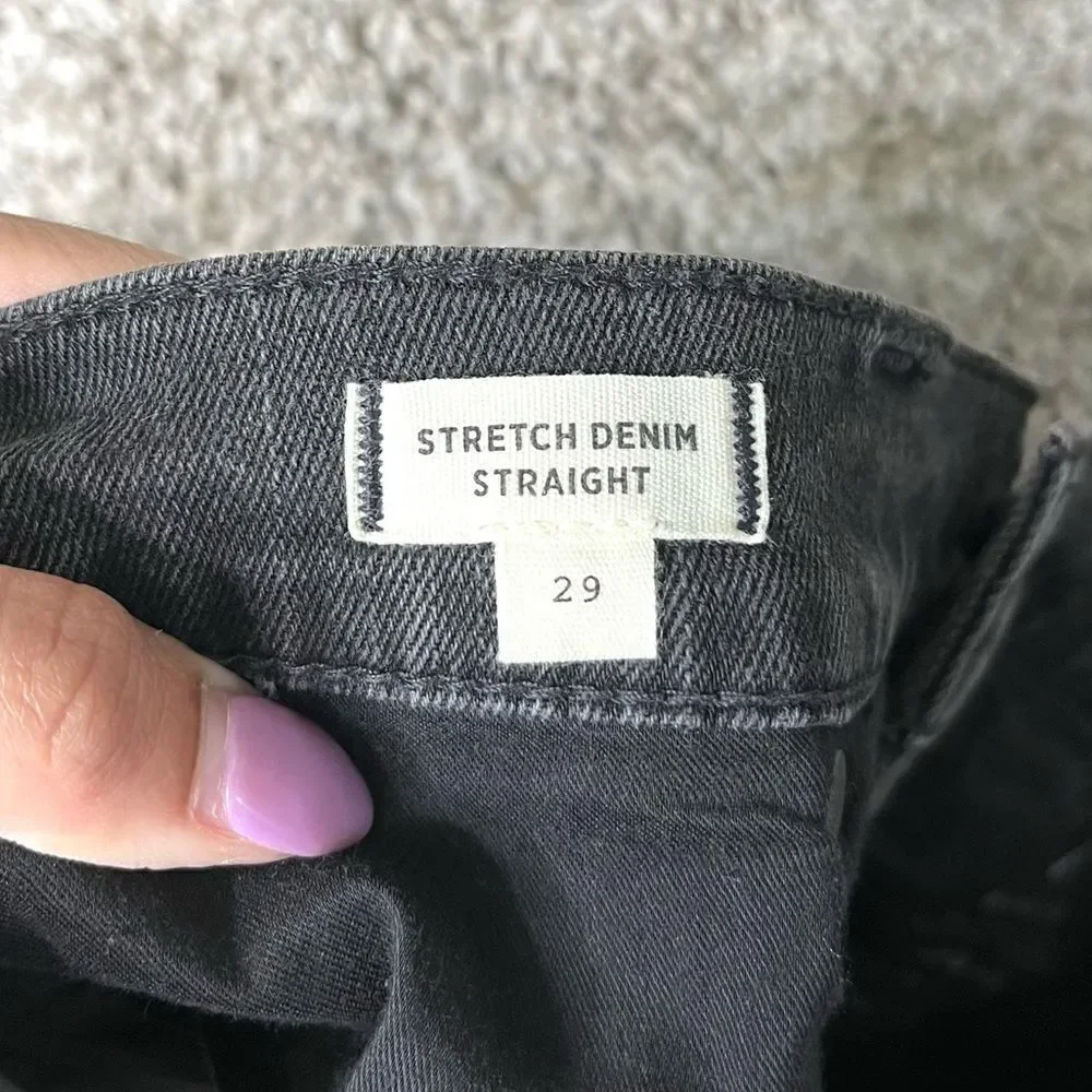 Madewell Skirt Women's‎ 29 Stretch Denim Straight Mini